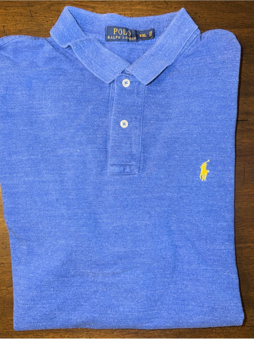 Polo by Ralph Lauren Blue Polo Cotton Pique 2XL